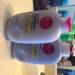 eos Cashmere Body Wash and Lotion - Pink and White